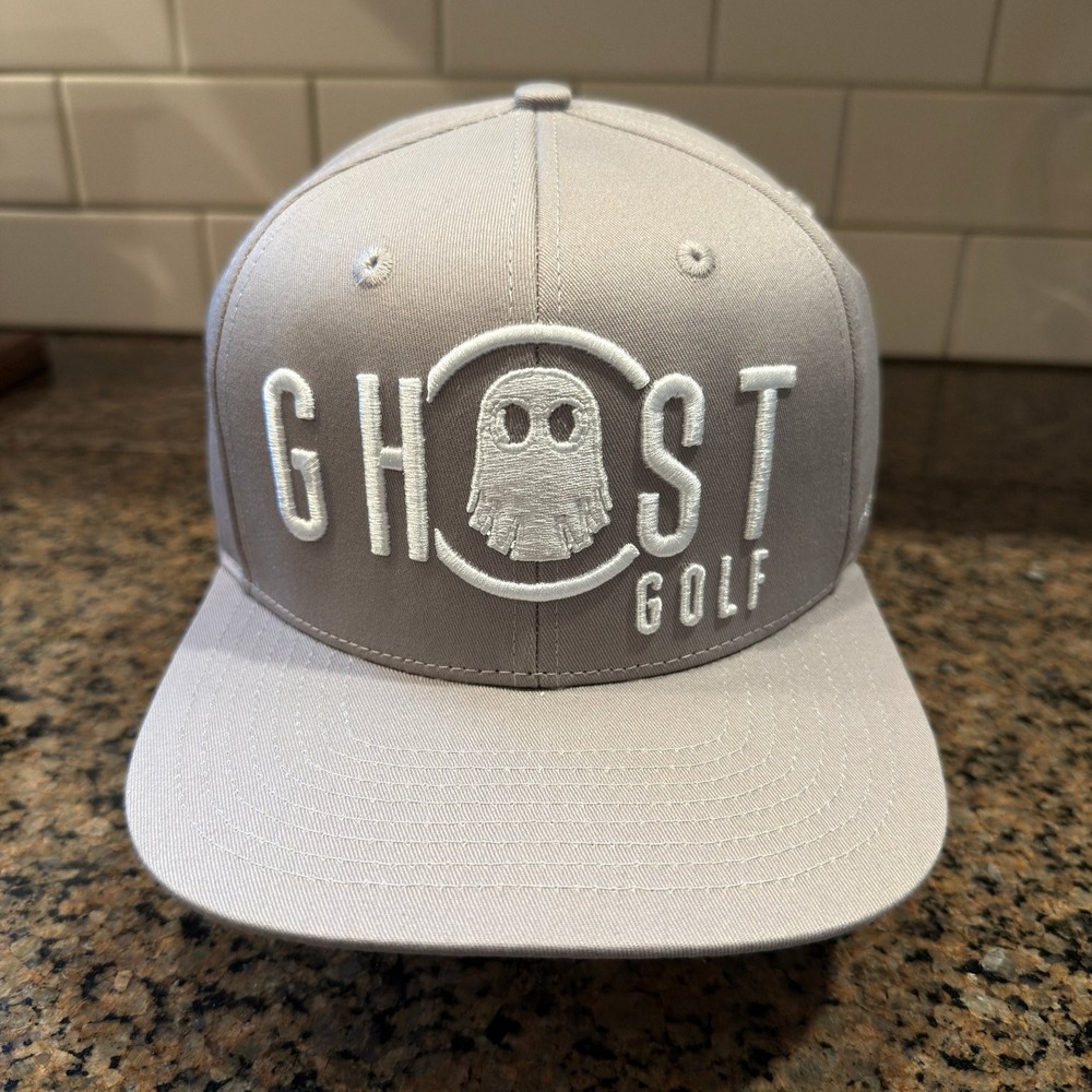 Ghost Golf Hat Snapback Adjustable Gray Baseball Cap Play Fearlessly New